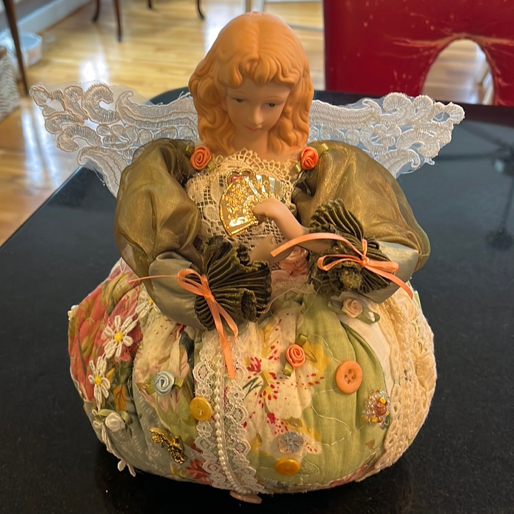Porcelain, Hand-Crafted Angel Doll / Decoration.